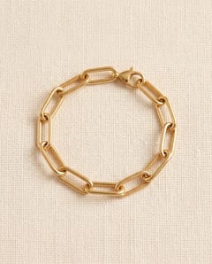 Chunky paperclip bracelet