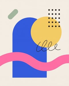 Abstract dots print