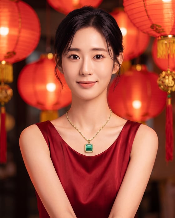 Malachite pendant · Lunar New Year