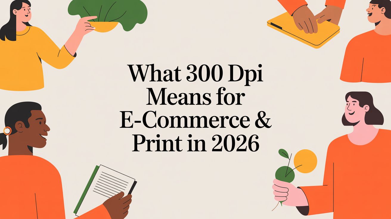 What 300 DPI Means for E-commerce & Print in 2026