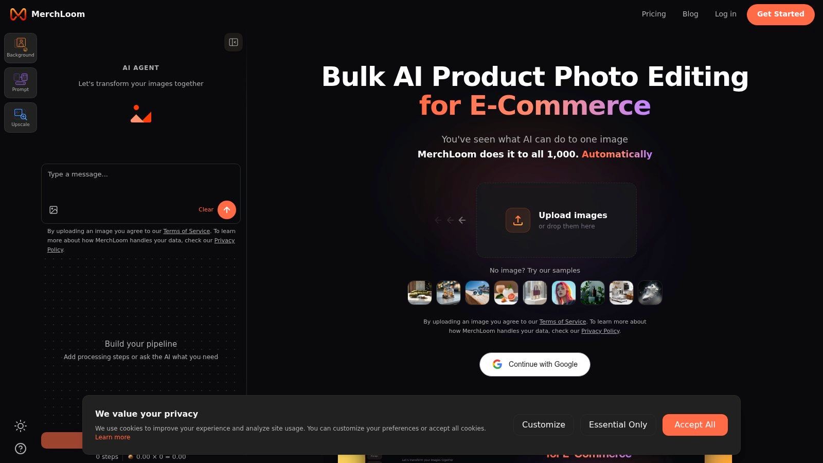 Screenshot from https://merchloom.ai