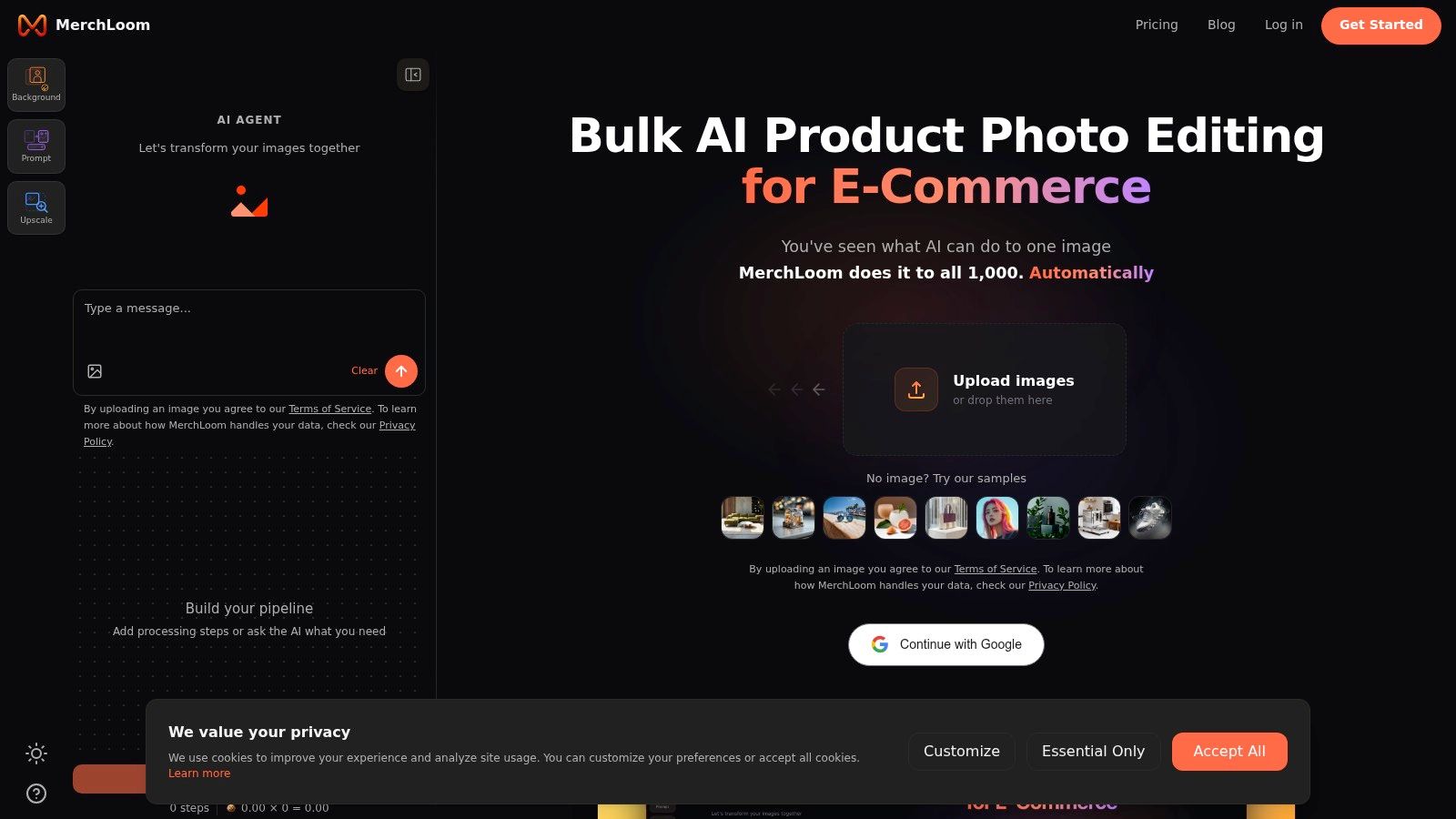 Screenshot from https://merchloom.ai