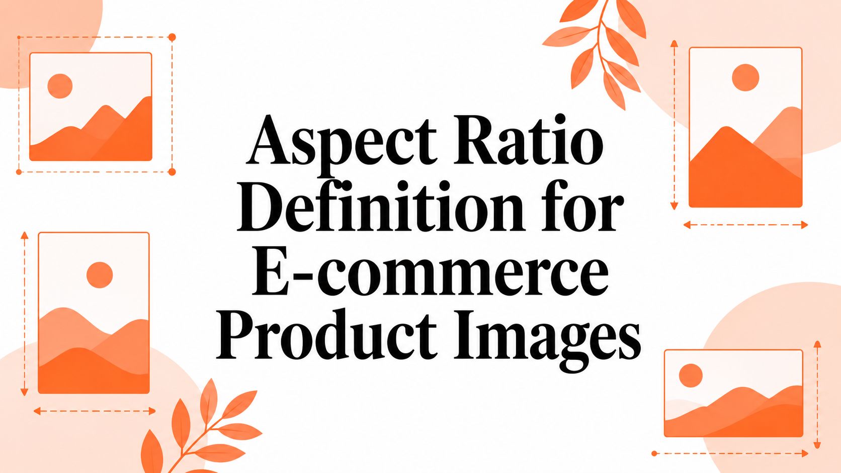 Aspect Ratio Definition for E-commerce Product Images