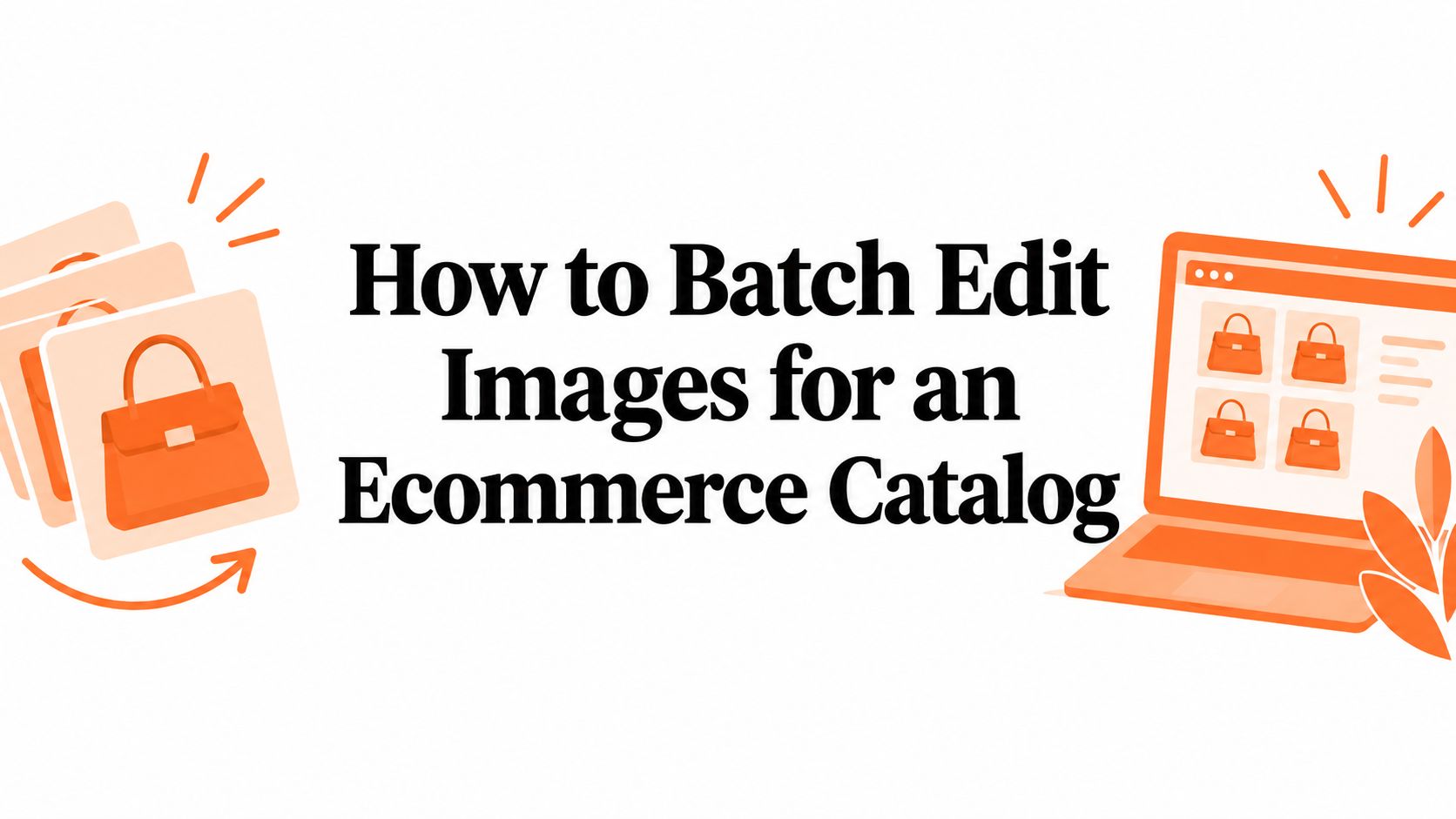 How to Batch Edit Images for an Ecommerce Catalog