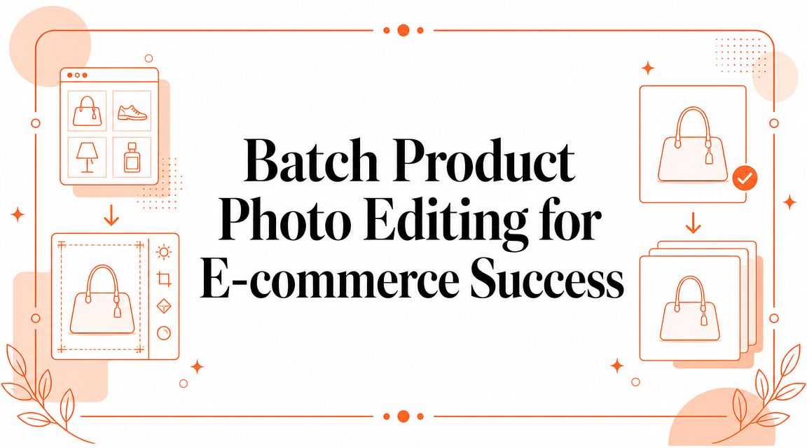 Batch Product Photo Editing for E-commerce Success