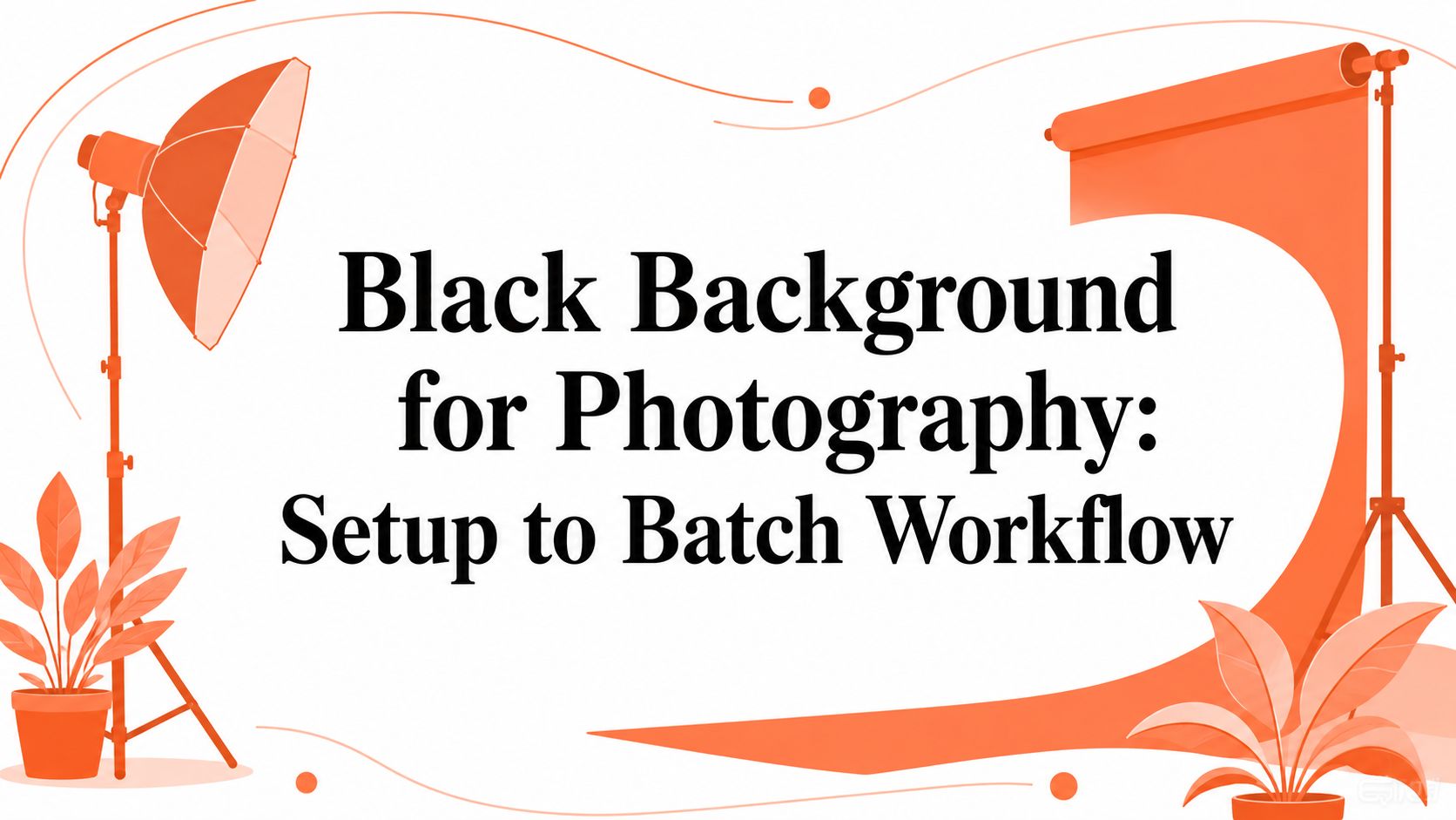 Black Background for Photography: Setup to Batch Workflow