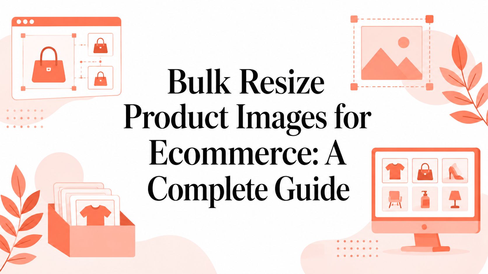 Bulk Resize Product Images for Ecommerce: A Complete Guide