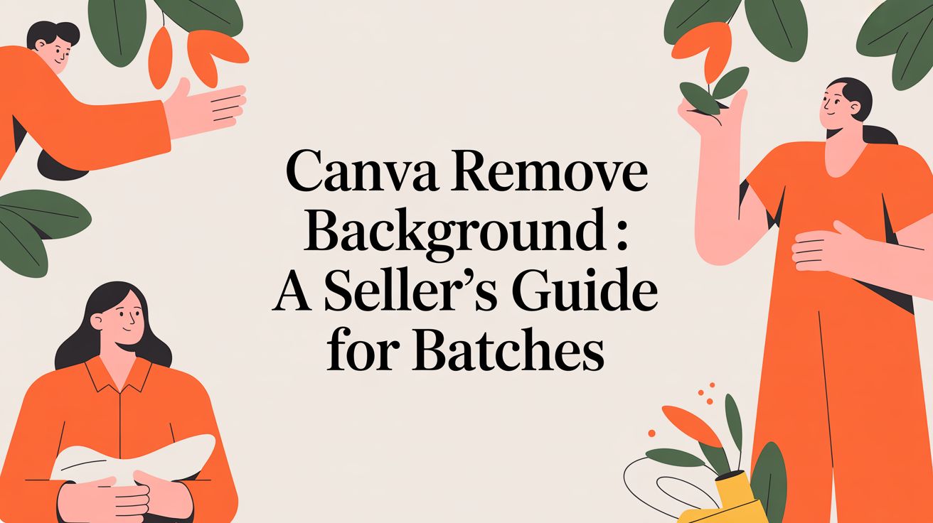 Canva Remove Background: A Seller's Guide for Batches