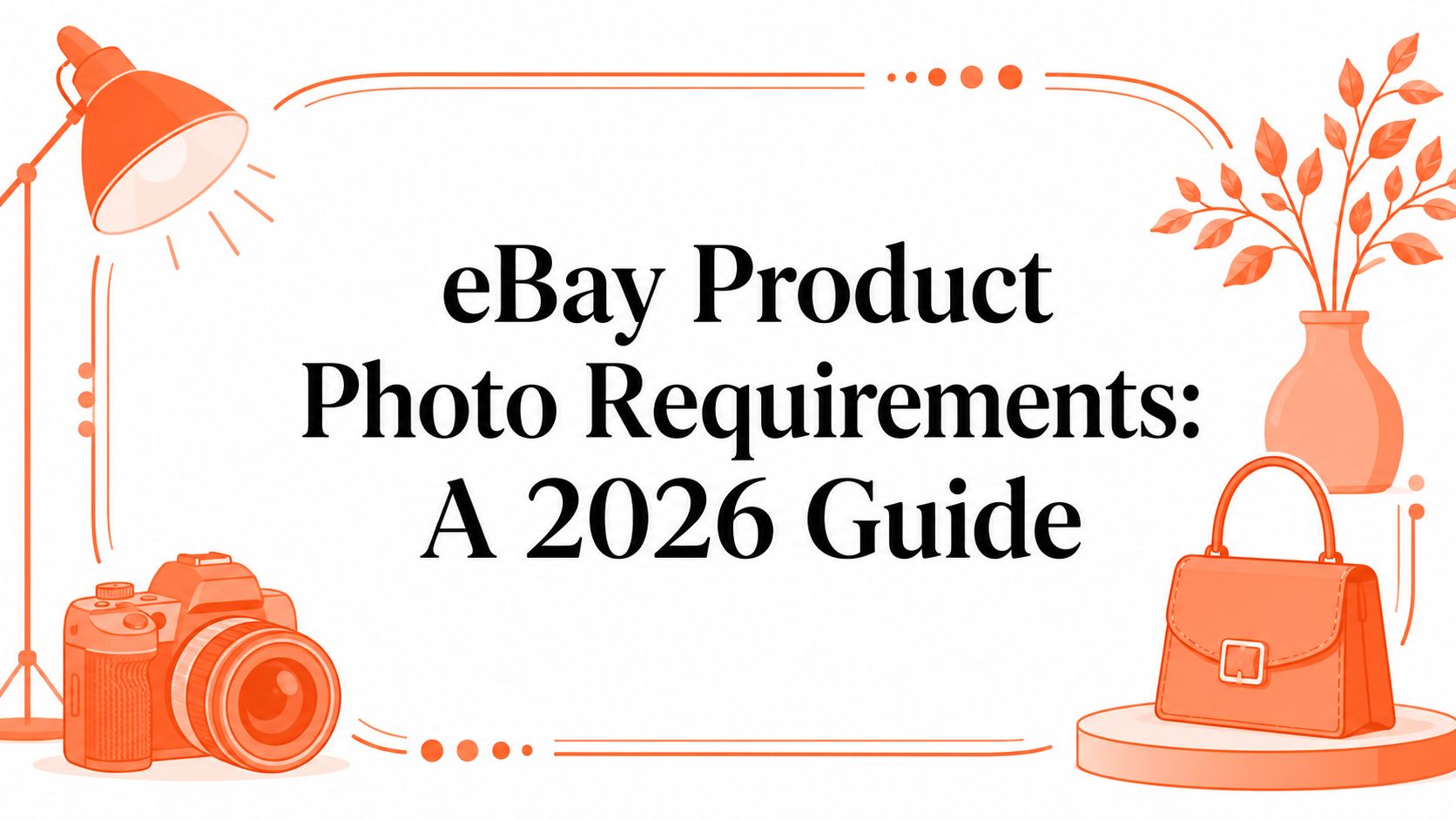 eBay Product Photo Requirements: A 2026 Guide