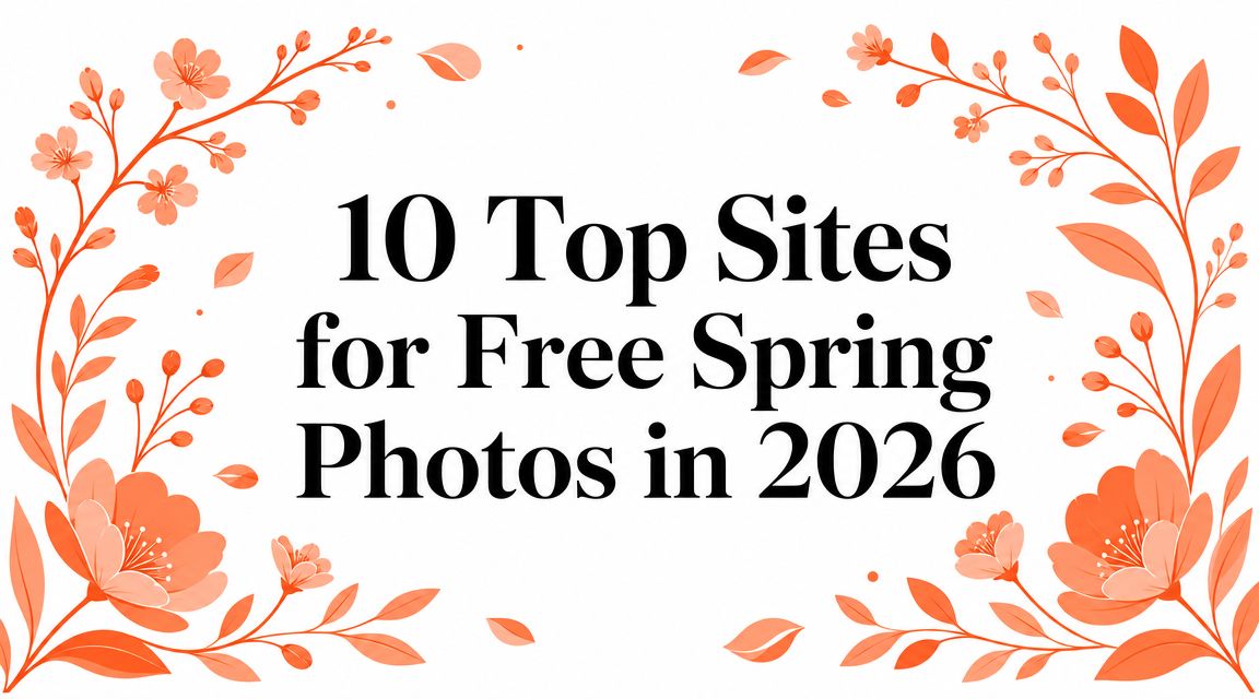 10 Top Sites for Free Spring Photos in 2026