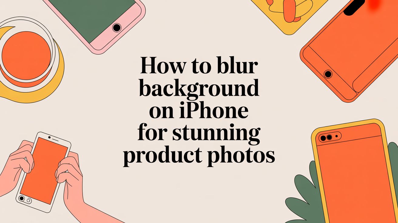 How To Blur Background On iPhone For Scalable Product Photography
