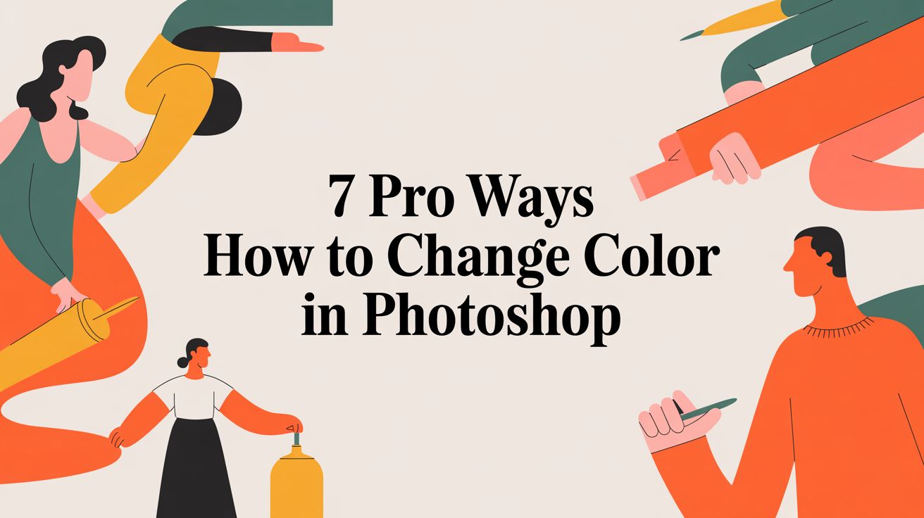7 Pro Ways How To Change Color in Photoshop