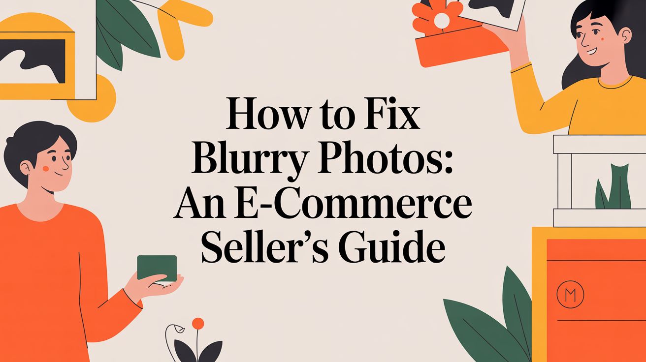 How to Fix Blurry Photos: An E-commerce Seller's Guide
