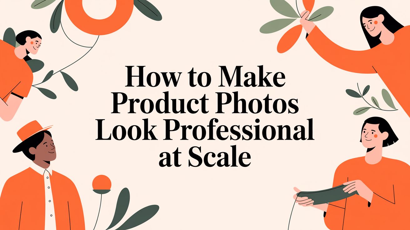 How to Make Product Photos Look Professional at Scale