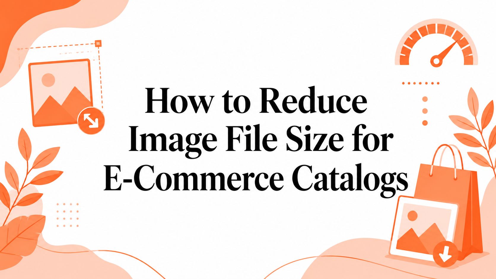 How to Reduce Image File Size for E-Commerce Catalogs