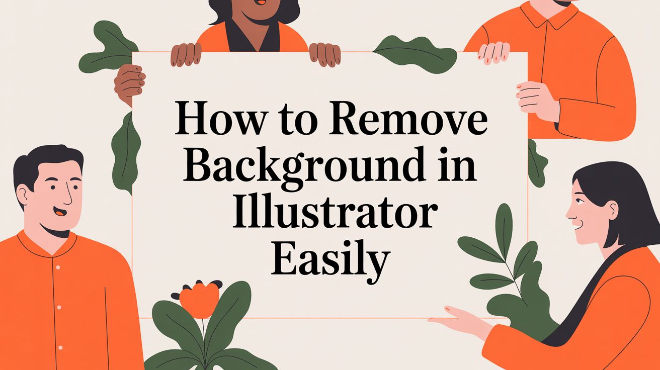 How to remove background in Illustrator for your E-commerce Catalog in 2026