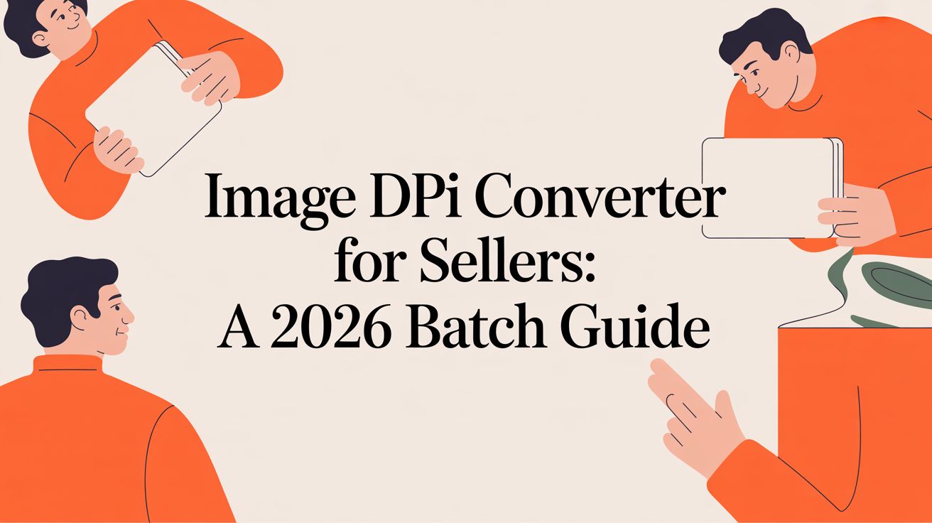 Image DPI Converter for Sellers: A 2026 Batch Guide