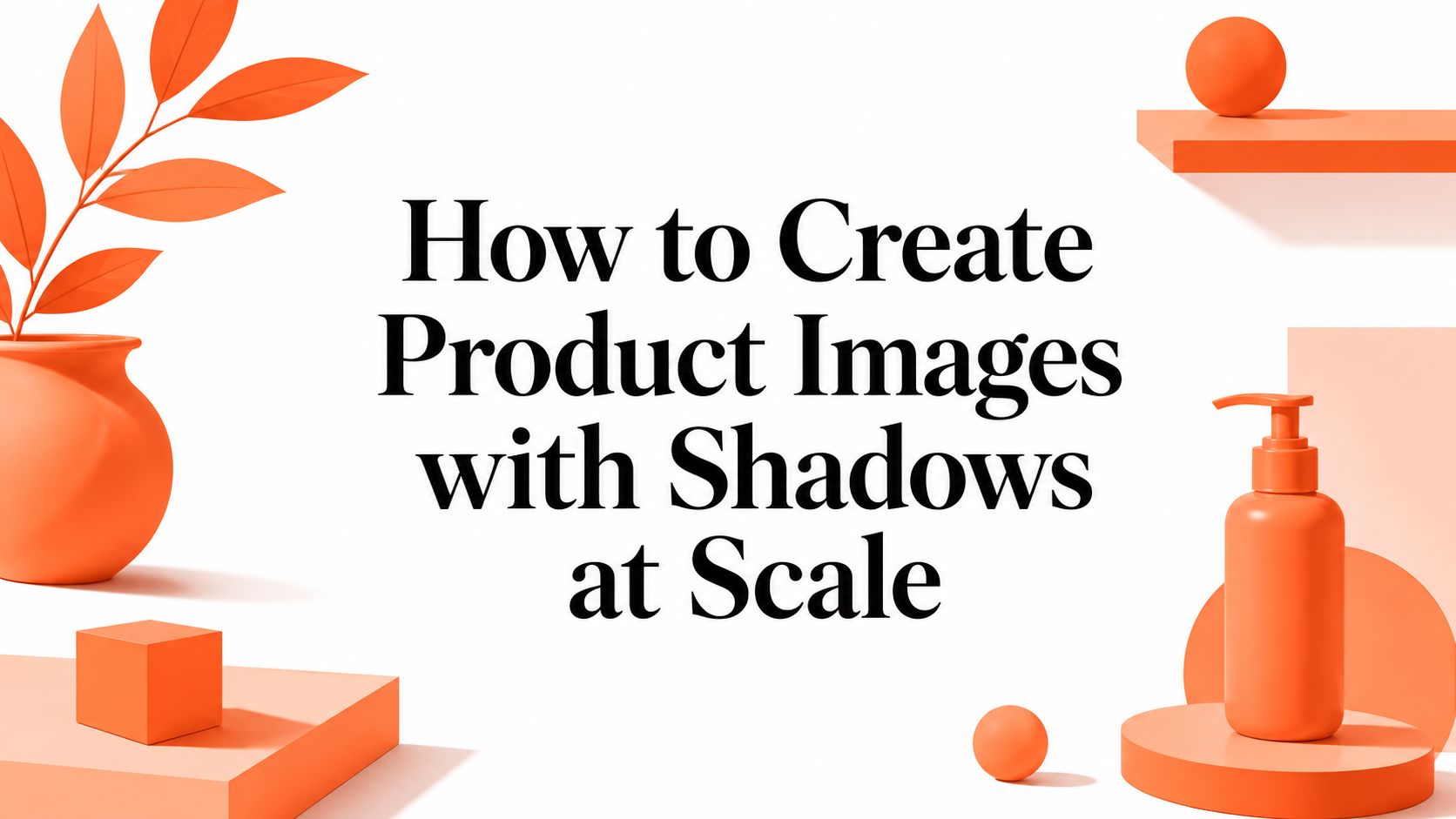 How to Create Product Images with Shadows at Scale