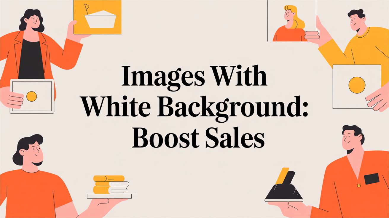 Images with White Background: A Guide for High-Volume Sellers
