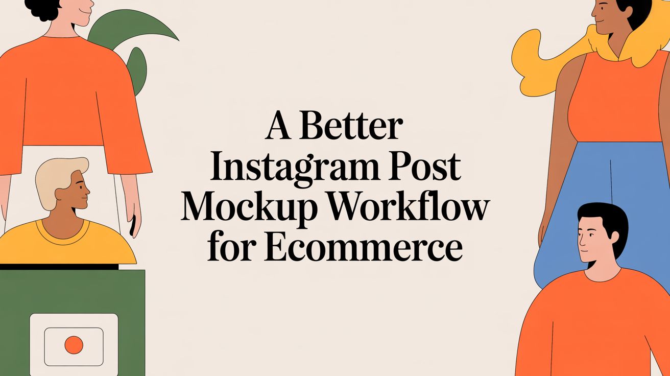 A Better Instagram Post Mockup Workflow for Ecommerce Sellers