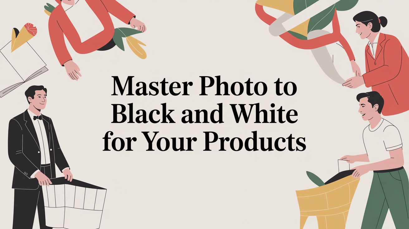 Master Photo to Black and White for Your Products
