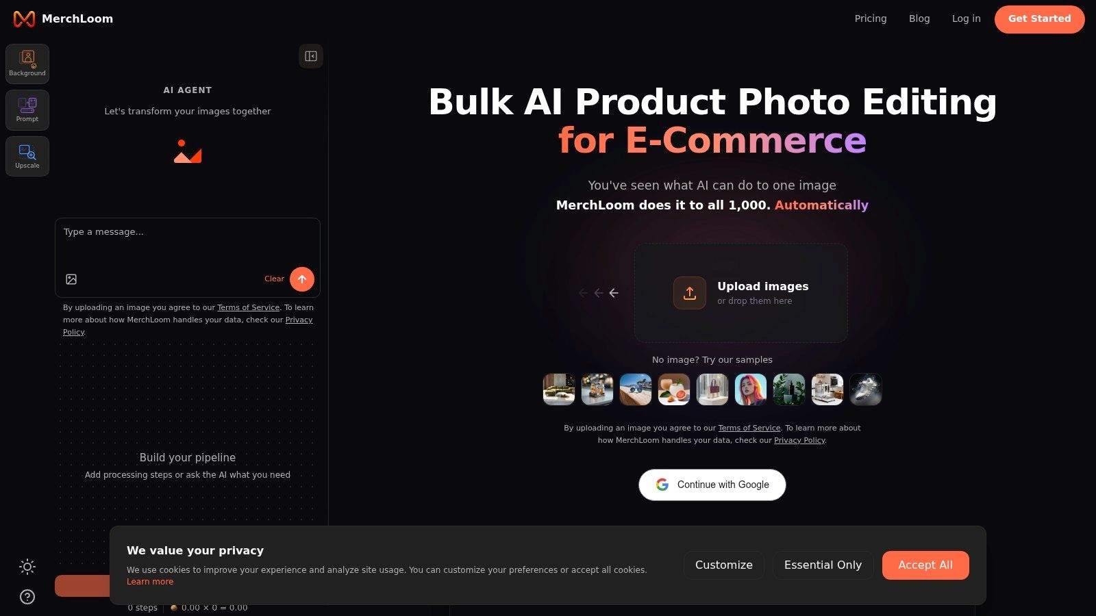 Screenshot from https://merchloom.ai