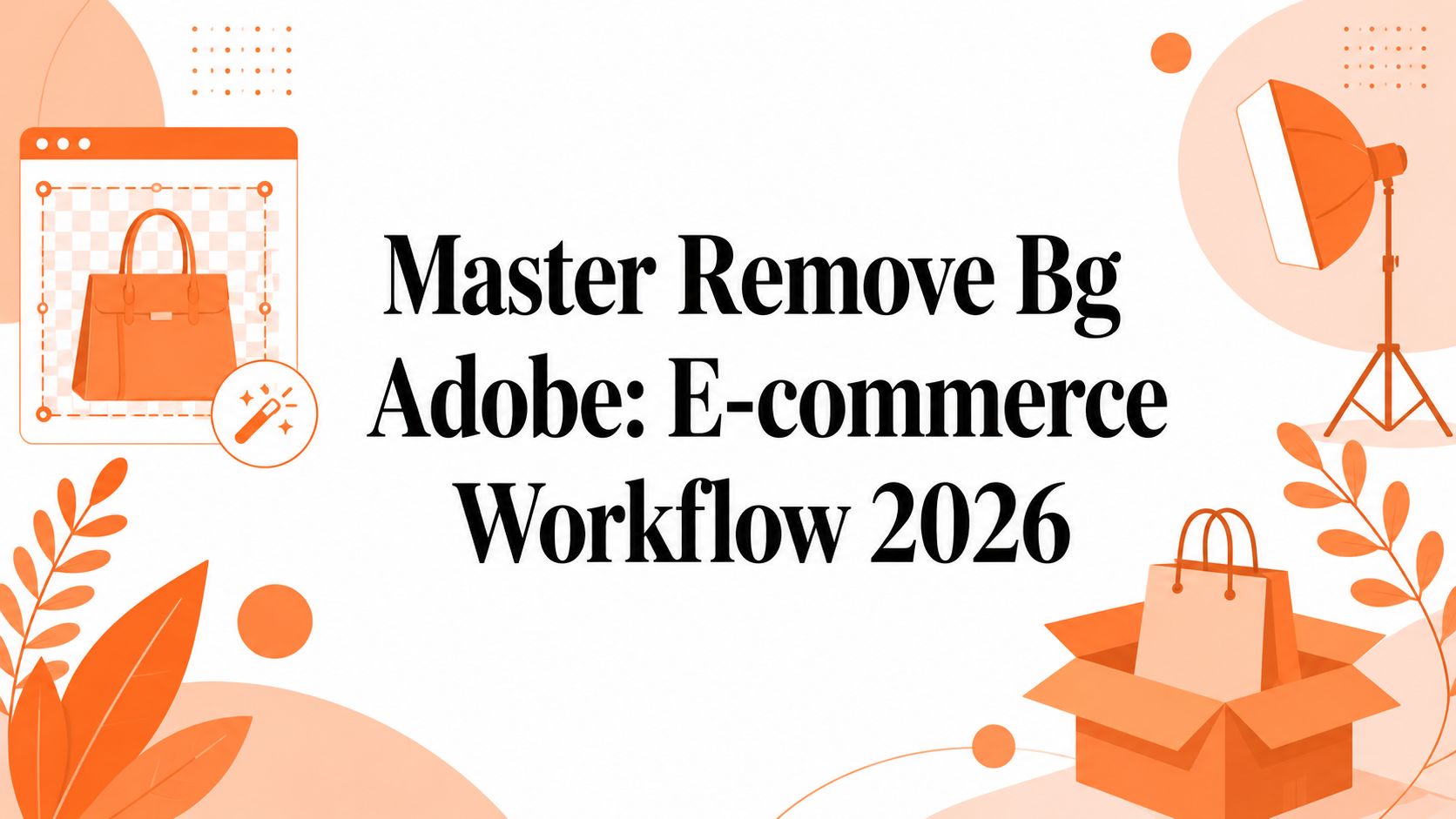 Master Remove Bg Adobe: E-commerce Workflow 2026
