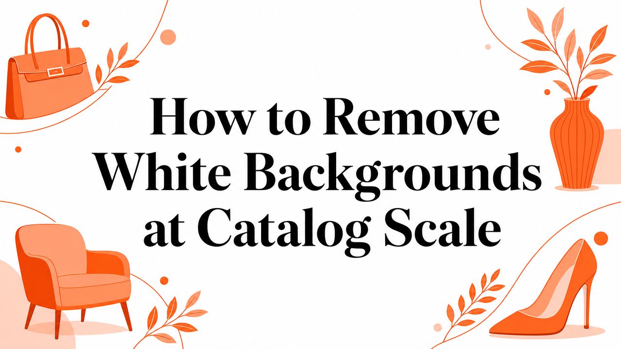 How to Remove White Backgrounds at Catalog Scale