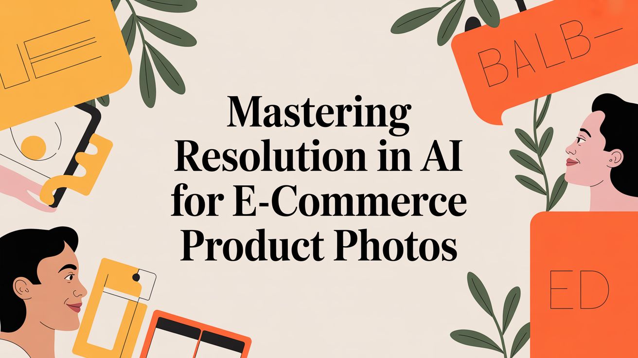 Mastering Resolution in AI for E-Commerce Product Photos