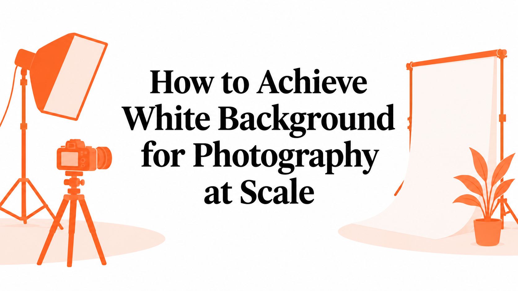 How to Achieve White Background for Photography at Scale