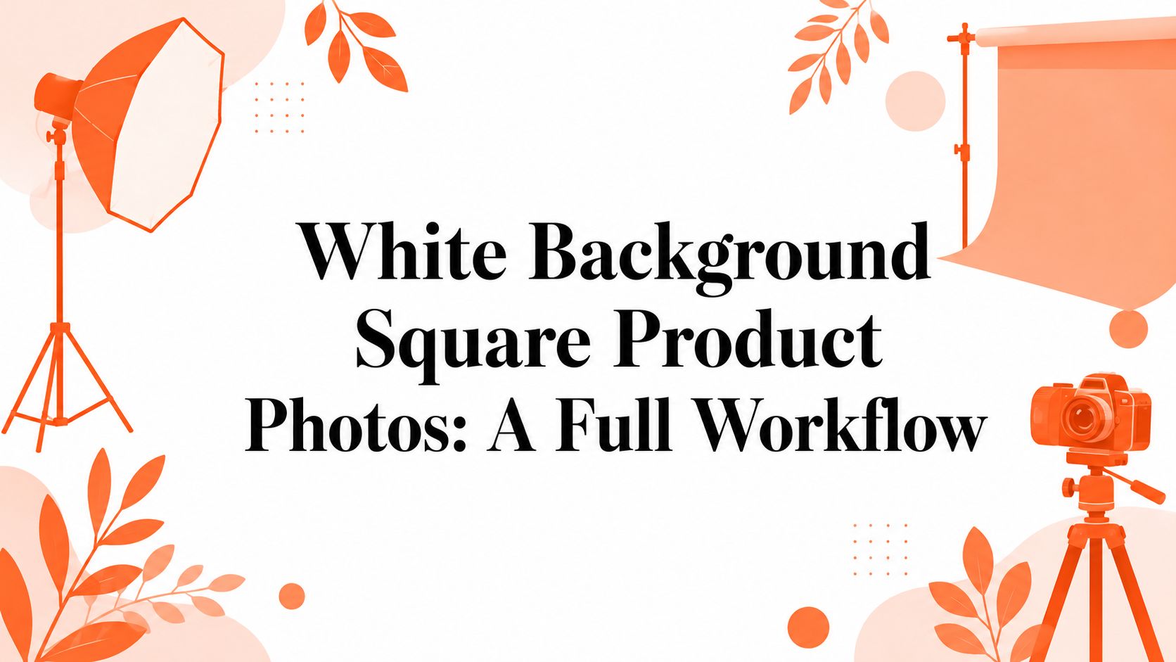 White Background Square Product Photos: A Full Workflow