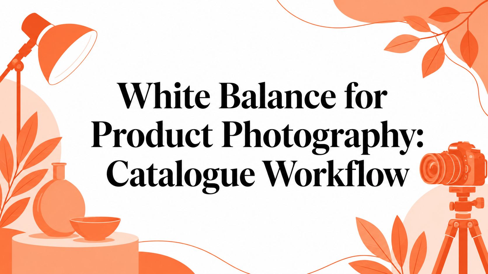 White Balance for Product Photography: Catalogue Workflow