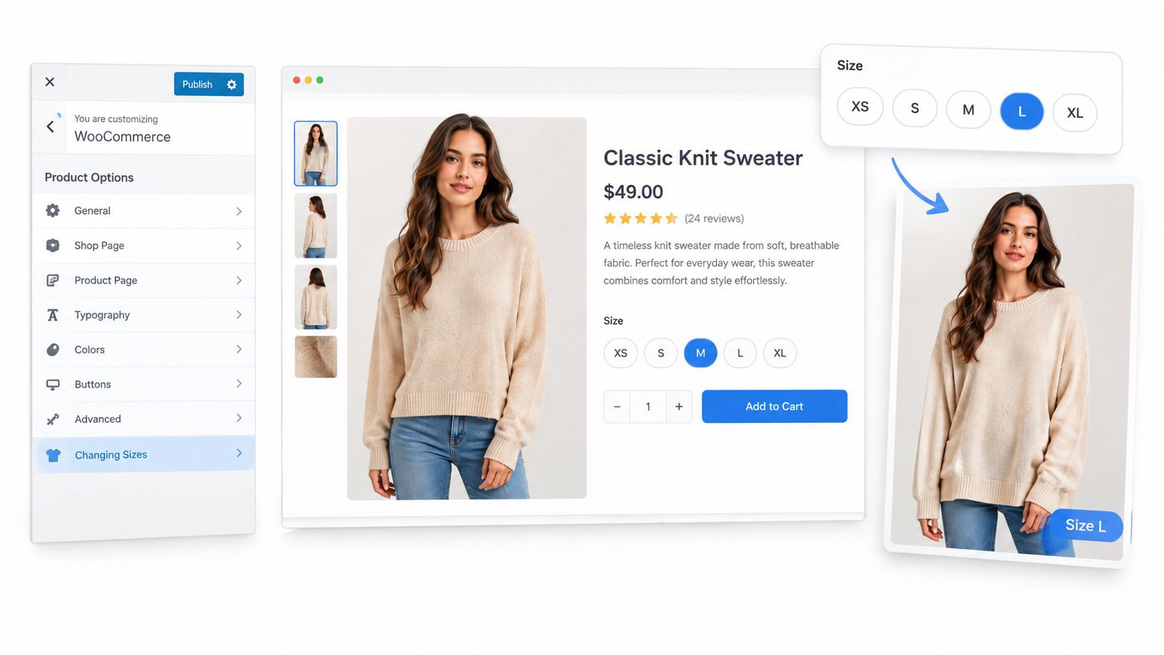 Screenshot from https://merchloom.com/screenshots/woocommerce-customizer-product-images.png