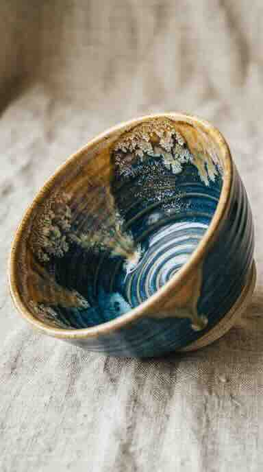 Artisan plate product photo low resolution before AI upscaling