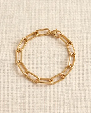 Chunky paperclip bracelet