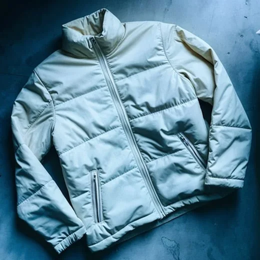 Puffer jacket, original photo